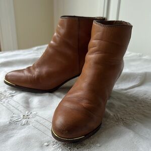 Coach Brown Ankle Booties.